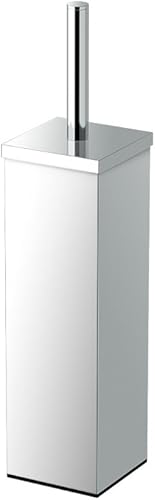 Gatco 1488 Elegante soporte cuadrado para escobillas, cromado