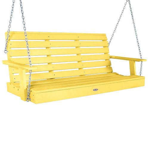 Bahia Verde Riverside Porch Swing 5ft, Sunbeam Yellow