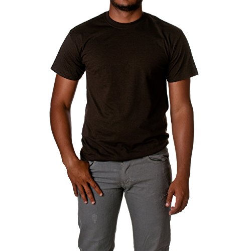Gildan - DryBlend 50 Cotton/50 DryBlendPoly T-Shirt. 8000 - Dark Chocolate_M