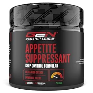 Eetlustremmer – 270 Capsules – Extrak hoge dosering met Glucomannan, Groene Thee Extract, Ceylon Kaneel, Wilgenextract & Crom – Veganistisch