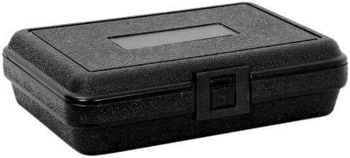 Cases By Source B852 Blow Molded Empty Carry Case, 8.5 x 5.5 x 2.22, Interior, black