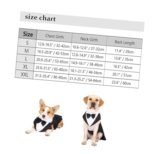Disfraz Formal para Perro Talla M con Pajarita miniatura 4