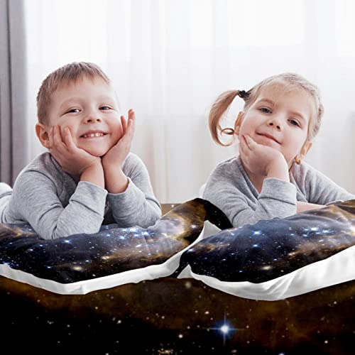 Housse de couette galaxie parure de lit chaude pour hiver - 3