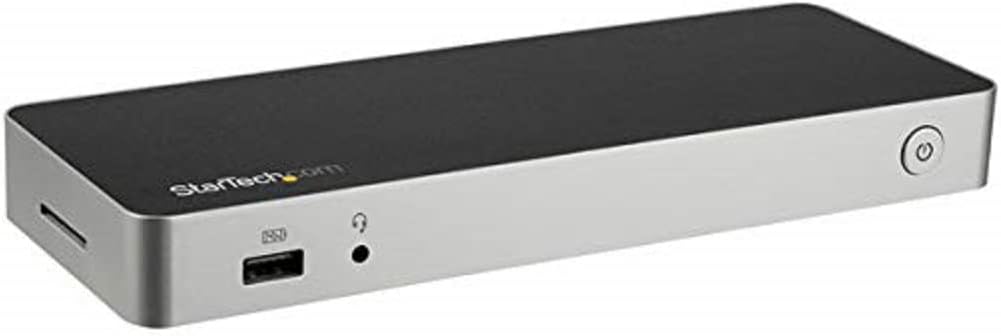 StarTech.com USB C Dock - 60W PD - 4K Dual-Monitor Laptop Docking Station - DP & HDMI - SD Card Reader - Mac & Windows (DK30CHDPPDUE)