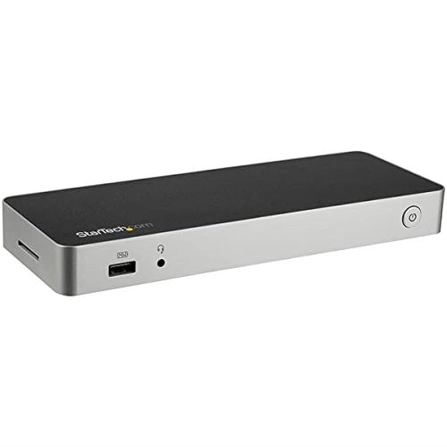 オフィス用品 startech.com dual 4k docking station StarTech.com Dual-Laptop KVM Dock with Dual 4K Display Support