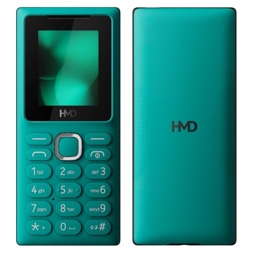 Image of HMD 101 Keypad Mobile Phone | Dual SIM, Long Lasting Battery, Durable Design, English Phone Talker, Wireless FM Radio, MP3 Player, MicroSD, 1-Year Replacement Guarantee | Teal