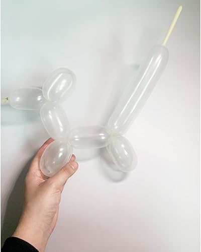 Miniatura 4 de Globos 260Q transparentes largos para globos, animales, globos de modelado de torsión clara, forma de animal mágico, 100 unidades para
