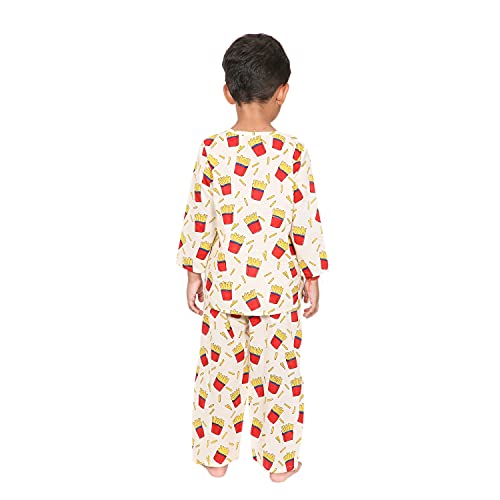 Image of Cotton Night Suit for Boys & Girls | Kids Pajama Set | Baby Girls Top-Pant Set | Kids Dress