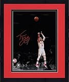 Framed Trae Young Atlanta Hawks Autographed 11" x 14" Game Winner vs. Boston Celtics Photograph - Limited Edition of 99 - Autographed NBA Photos