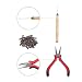 Lvcky Kit de extensiones de pelo sintético con 52 colores surtidos sintéticos...