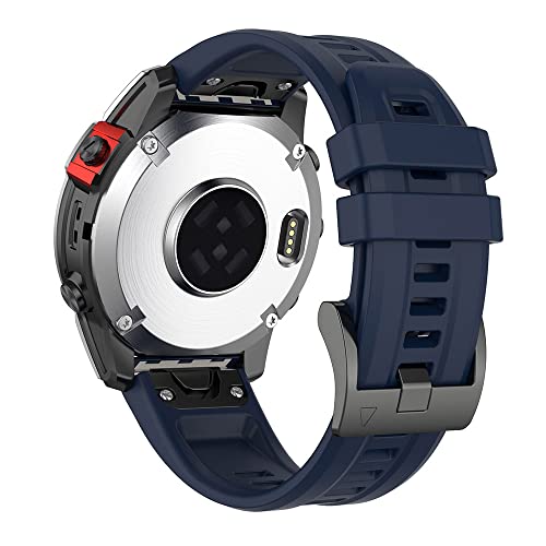 Bracelet Garmin Fenix 7X en silicone pour le sport et les randonnées