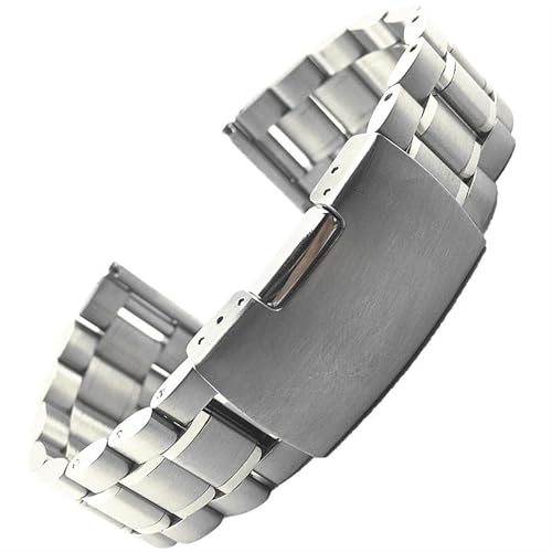 Bracelet de montre en acier inoxydable idéal pour le bureau et le quotidien 18mm 20mm