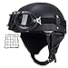 Produktbild Smilfree Halbschalenhelm mit ECE, Jethelm Retro, Chopper Helm, Retro Motorrad Helm, Scooter-Helm, Offenem Helm, mit Brille halbhelm Motorrad männer motorradhelm