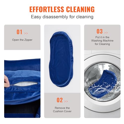 VEVOR Haustiersofa, Hundecouch für mittelgroße Hunde und Katzen, weiches samtiges Hundesofabett, 37 kg belastbares Katzensofa, Hundebett, Haustierbett Dunkelblau