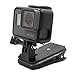 Support Caméra micros2u Clip Solide Pour Sac-A-Dos Compatible Avec Gopro. 360 Degrés. Attache Rapide Pour Bandoulière, Chapeau, Sac, Sac A Dos. Compatible avec Hero 8 7 6 5 4 3, Session Et Autres