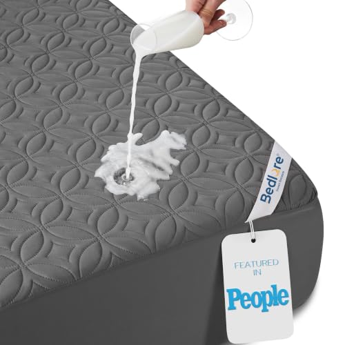 BEDLORE Waterproof Mattress Protector, Full XL Size Mattress Pad