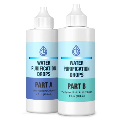 Chlorine Dioxide Kit Hydrochloric Acid 4 and Sodium Solution (4 Oz