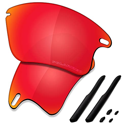 Image of SAUCER Premium Replacement Lenses & Rubber Kits for Oakley Fast Jacket XL OO9156 | Fast Jacket XL Low Bridge Fit Sunglasses
