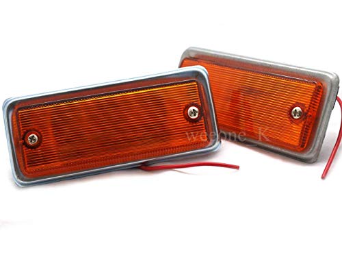 K1AutoParts 1 Pair Side Marker Indicator Turn Signal Light For Nissan Datsun Sunny Sentra 620 J15