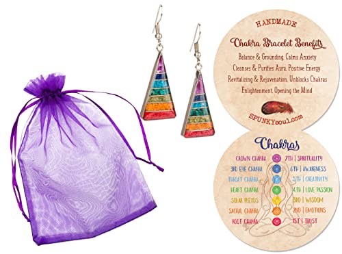 Handmade Boho Chakra Balancing Healing Protection Earrings for Women4