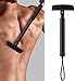 Produktbild Redmoo Rückenrasierer Herren, Verstellbar Rückenhaare Rasierer Haarentfernung für Männer und Körperrasierer Body Rasierer Herren, Back Shaver Nass Oder Trocken, 1 Einweg-Rasierklingen (Schwarz)