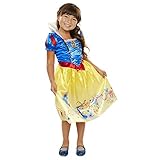 Disney Princess Snow White Explore Your World Dress, Blue/Yellow, Size: 4-6x