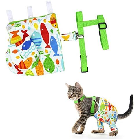 Cat Hind Leg Protection with Adjustable Elastic Rope and Buckle for Postoperative Cat Comfortable Cone Alternative No Lick Sleeve Surgery Suit Alternative Cover