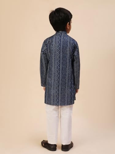 Image of Pro-Ethic Style Developer Kids Boys Kurta Pyjama Set, Festive, Ethnic Wear Set, Cotton, Striped Print (S-295)