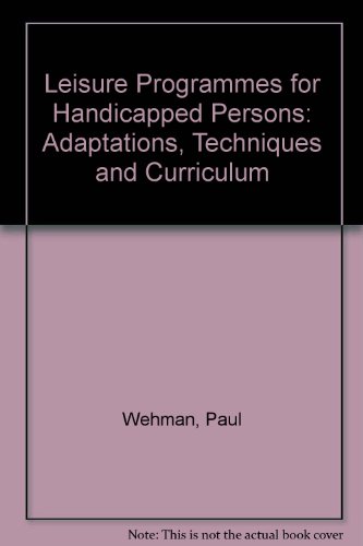 Leisure programs for handicapped persons