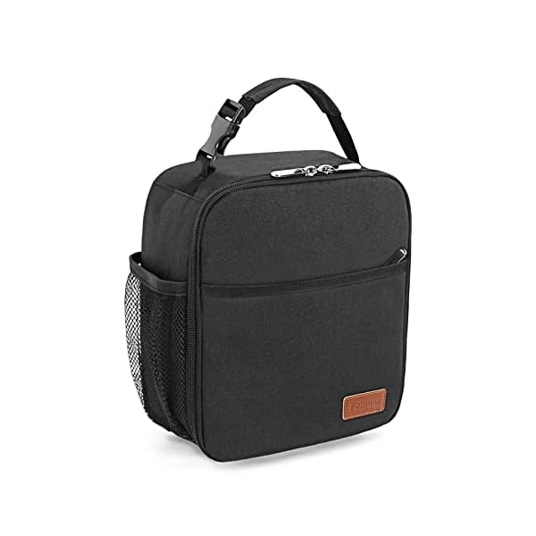 Femuar Lunch Box for Men Women Adults, Small Lunchbox for Work Picnic – Reusable Lunch bag Portable Lunch tote, Black