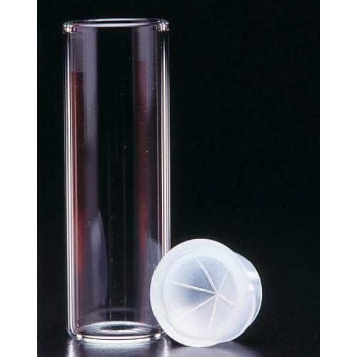 JG Finneran 4100-1545 Borosilicate Glass Shell Vial, 4.0mL Capacity, 15mm Diameter, 45mm Height, 15mm Plug, Clear (Case of 1000)