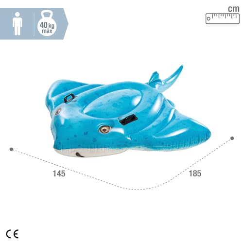Intex Stingray Ride-on, Deflated Size: 1.85m x 1.45m (57576NP)