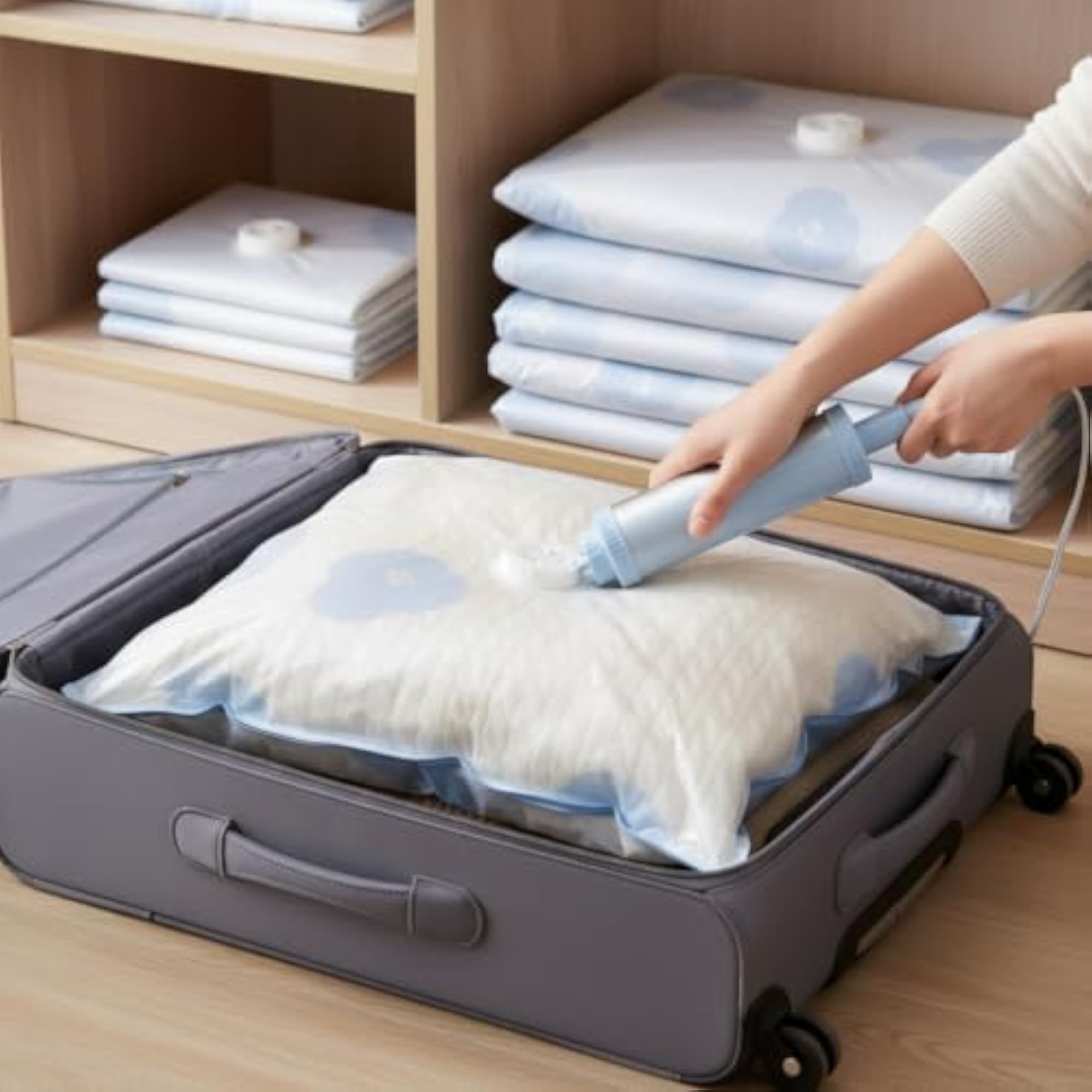 Vacuum Compression Storage Bags for Clothes