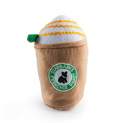 Haute Diggity Dog Starbarks Coffee Collection | Unique Squeaky Parody Plush Dog Toys
