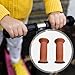 Aosekaa 2Pcs Kids Bike Handlebar Grips Children's Bike Handlebars Replacement Sleeve Comfortable Bicycle Handle Grip for Boys Girls, Brown