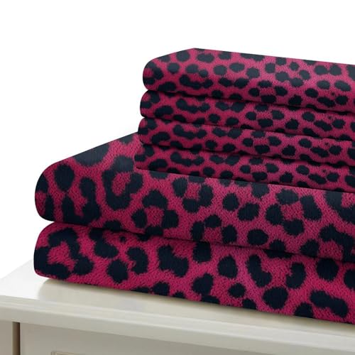 Housse de couette microfibre imprimé 3D léopard 135x200 hypoallergénique single - 7