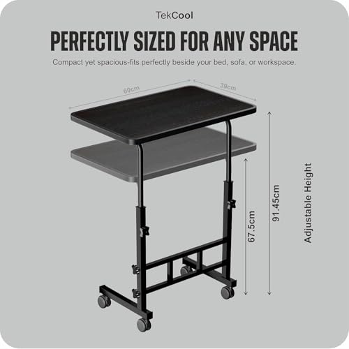 Image of Foldable Study Table /Bed Table /Foldable and Portable Wooden /Writing Desk for Office /Home /School | Adjustable Height, Portable for Office, Work Form Home (Golden)