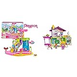 pinypon aquapark corte ingles producto 1: En la parte superior hay una pequeña plataforma "paraguas" del que cae agua por todo el parque