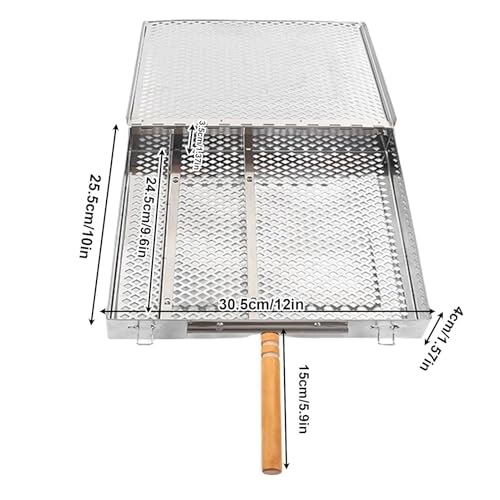 Panier de barbecue pliant qui emp&ecirc;che les aliments de tomber