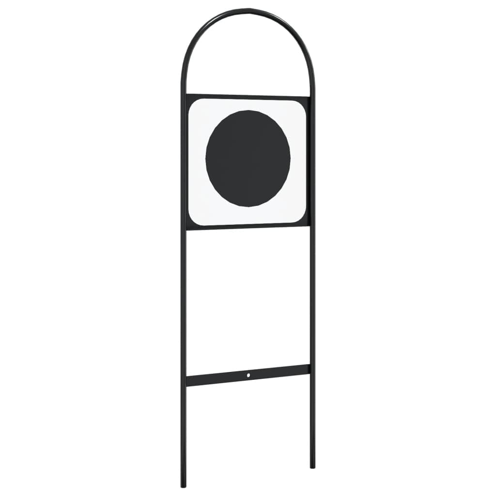Dressur-Marker aus Stahl 4 Stück 22,5 x 69,5 cm Schwarz Weiß für Reitsport und Training zur sicheren Arenamarkierung und optimalem Richtungswechsel beim Pferd