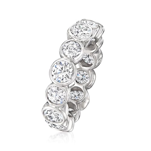 Ross-Simons 4.00 ct. t.w. CZ Eternity Band in Sterling Silver3