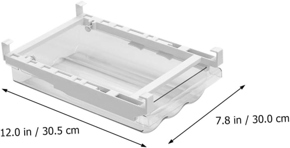 Refrigerator Drawer Storage Container Pull-out Holder for Freshness Space-saving Design for Fridge Organization and Safety Easy to Refrigerators