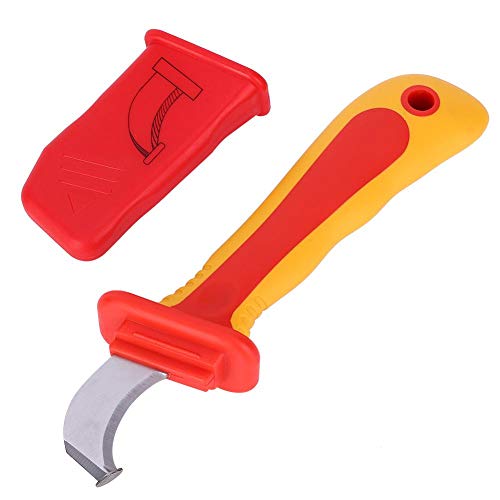 VOBOR Couteau Electricien Isolation, Anti-Magnétique à Bande Rapide, IEC60900 1000 V Couteau de...
