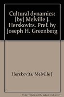 Cultural Dynamics B0007ILCIE Book Cover