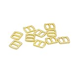 BetterUS 10Pcs Sewing Mini Buckles DIY Patchwork Buckle for Dolls Clothing Adjustable Buttons Inner