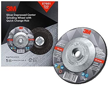 3M Silver Grinding Wheel, Depressed 