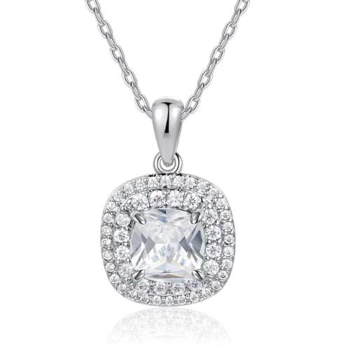 [�����ȓX] Kirin Real 925 �V���o�[ 1.92CT GH VVS1 ���A�b�T�i�C�g �l�b�N���X �`���[�� �����y���_���g �����p