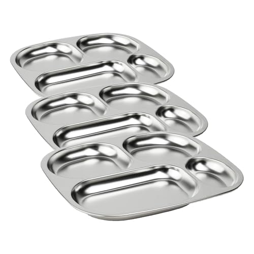 Plateau inox enfant Thermobaby idéal pour repas équilibrés à la maison
