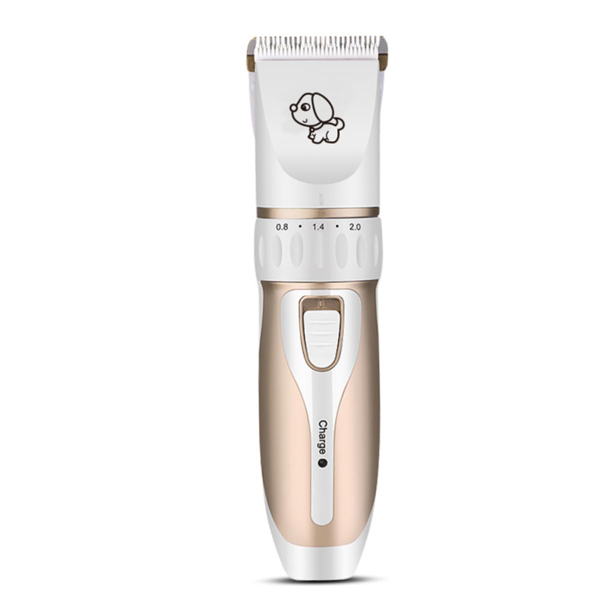 Sosoport Dog Trimmer Grooming Pet Hair Trimmer Safe Head No Noise Suitable for Dogs Cats Rabbits Water Cleanable White Package 1 Lubricant Not Supplied