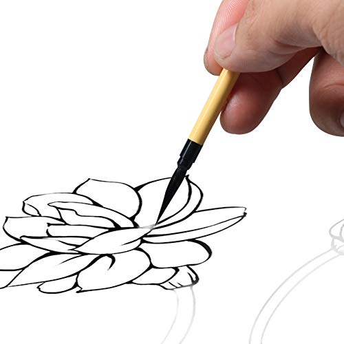 Wancetang Chinese Calligraphy Painting Brushes Professional Chinese Art Brush Set 5 Pcs Chinese Paint Brush Kit #TOP5